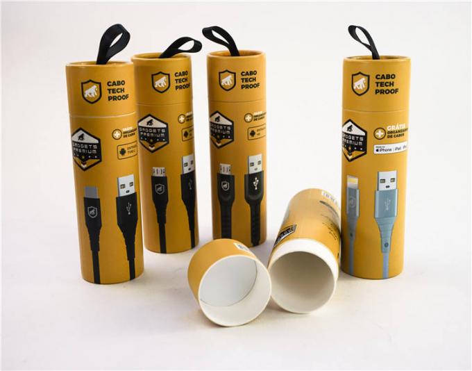 Emballage créatif imprimé de haute qualité de tube de papier d'emballage de rond pour l'emballage alimentaire