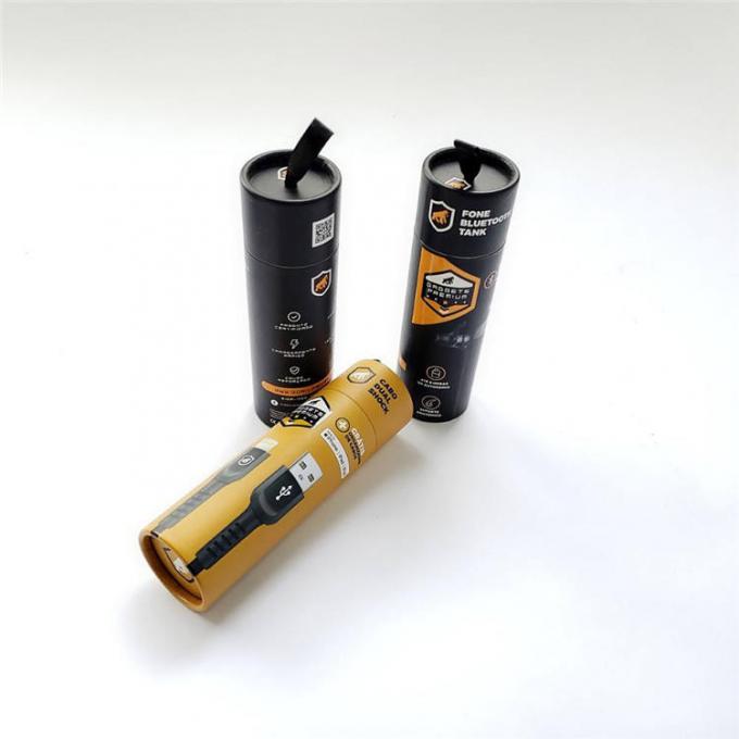 Créatif imprimé de haute qualité autour de l'emballage de tube de papier d'emballage pour l'emballage alimentaire