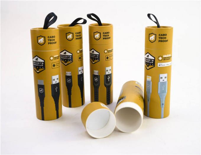 Emballage créatif imprimé de haute qualité de tube de papier d'emballage de rond pour l'emballage alimentaire