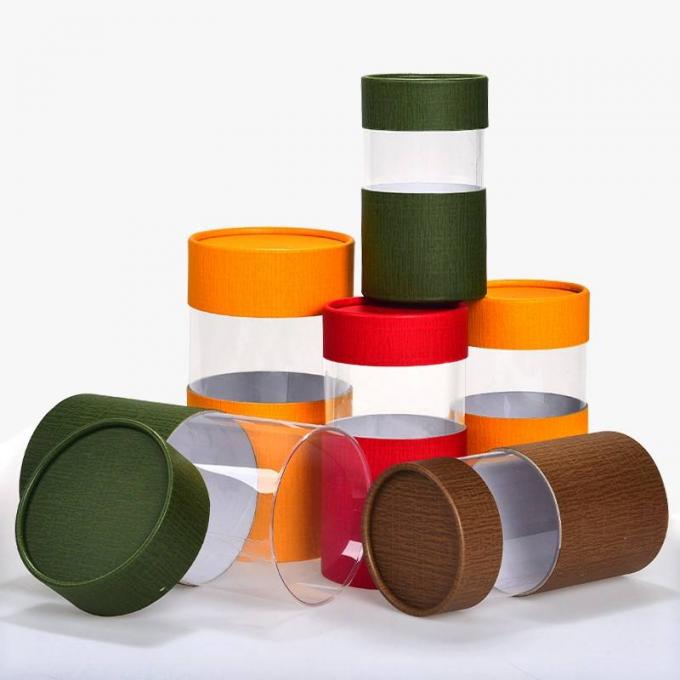 Boîte en carton de boursouflure avec la fenêtre claire, boîte-cadeau de fenêtre de estampillage chauds d'ODM 4