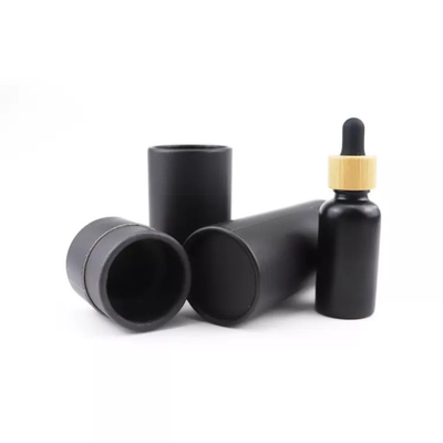 Boîtes noires de tube de carton pour les tubes d'emballage cosmétique de bouteilles de compte-gouttes d'huile essentielle