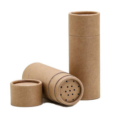 Carton de papier kraft pour tube rond alimentaire avec assaisonnement salé pour tamis à papier