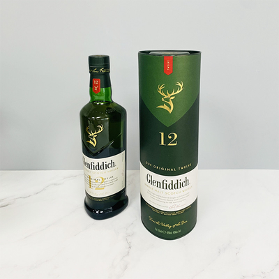 Vernissage mat écologique de boîte-cadeau de bouteille de vin de Noël d'UVprinted