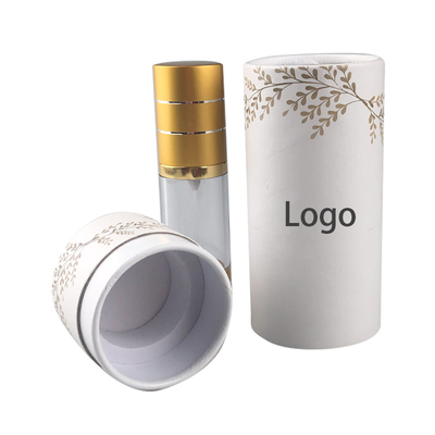 Emballage fait sur commande de tube de papier cosmétique de caisse d'emballage de parfum recyclable