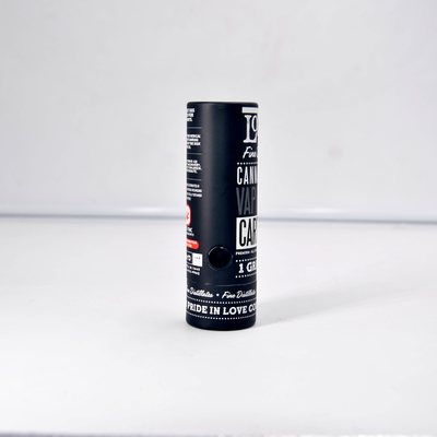 Dispositif à l'épreuve des enfants personnalisé empaquetant un tube de papier rond à l'épreuve des enfants avec bouton de verrouillage