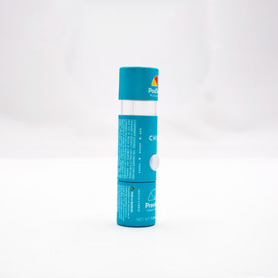 Emballage de papier résistant aux enfants Vape personnalisé petit tube de papier rond avec fenêtre transparente
