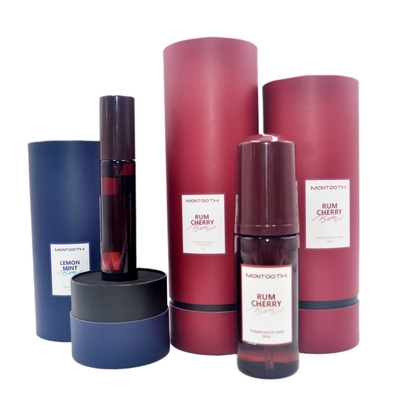 Boîte ronde de tube de parfum d'impression, tube de papier recyclable de cylindre pour des cosmétiques