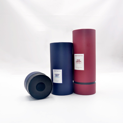 Boîte ronde de tube de parfum d'impression, tube de papier recyclable de cylindre pour des cosmétiques