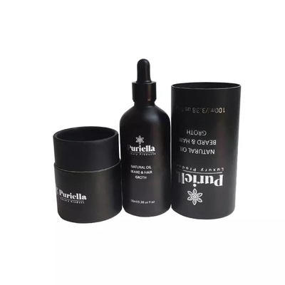 récipient rond de tube de papier d'emballage de bouteille d'huile essentielle 100ml pour le cosmétique