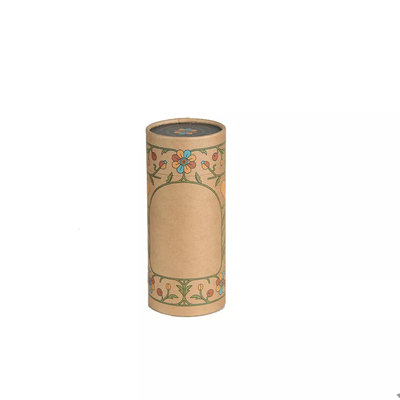 Tube de papier kraft d'impression de logo personnalisé pour l'emballage de thé au café