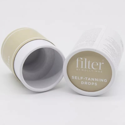 Tubes cosmétiques faits sur commande de papier d'imprimerie, cylindre de carton de CMYK pour l'huile essentielle