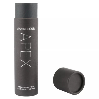 Tube de papier d'emballage noir empaquetant le récipient cosmétique de nourriture de carton recyclable