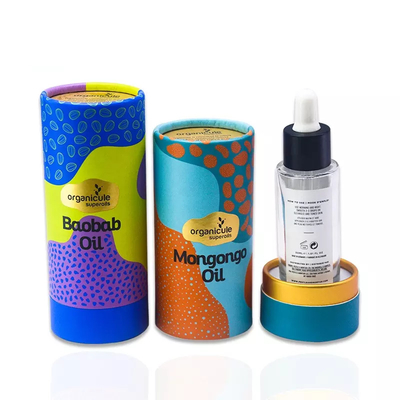 Conteneur de papier d'emballage de tube d'huile essentielle de carton de l'impression 30ml pour les bouteilles cosmétiques