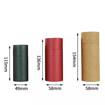 Tube de papier d'huile essentielle multi-taille empaquetant les tubes d'emballage de papier alimentaire cosmétique CMJN