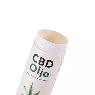 tube de papier rond d'huile essentielle de 10ml CBD empaquetant l'emballage cosmétique de tubes de cylindre