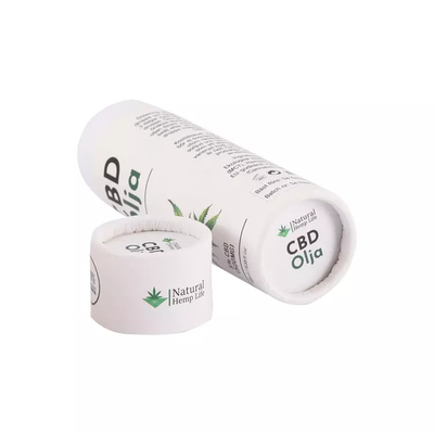 tube de papier rond d'huile essentielle de 10ml CBD empaquetant l'emballage cosmétique de tubes de cylindre