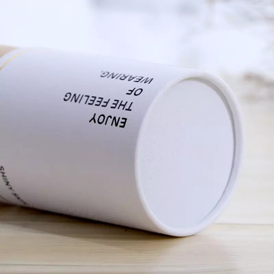 Tube écologique fait sur commande de papier de soins de la peau empaquetant les tubes cosmétiques de papier d'emballage de parfum