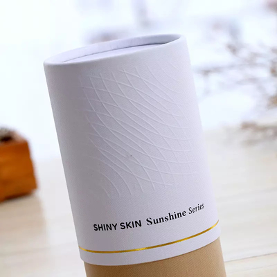 Tube écologique fait sur commande de papier de soins de la peau empaquetant les tubes cosmétiques de papier d'emballage de parfum