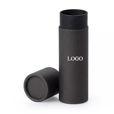 Tube noir de bouteille d'huile essentielle de Papier d'emballage empaquetant Logo Printed fait sur commande