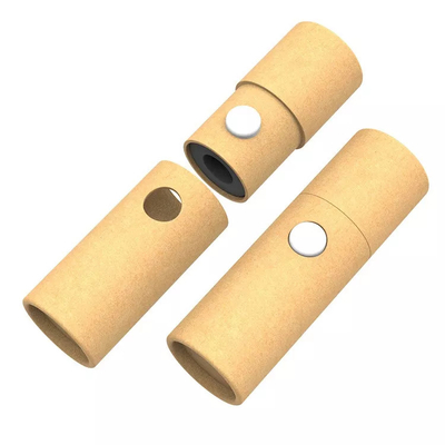 Conteneur de papier fait sur commande de tube de Vape de carton de Papier d'emballage avec le bouton de preuve d'enfant