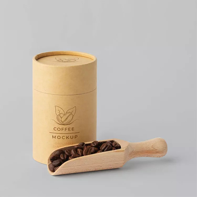 Logo Cylinder Food Packaging fait sur commande, emballage de tube de papier d'emballage pour le grain de café