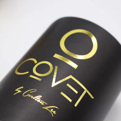 Estampillage d'or fait sur commande Logo Cosmetic Paper Tube Packaging pour la bougie de parfum