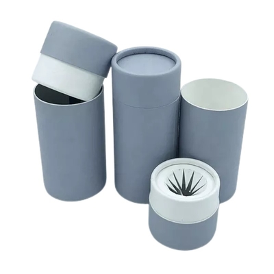 Les tubes de carton cosmétiques de bouteilles parfument les boîtes de empaquetage de cylindre avec l'insertion de papier