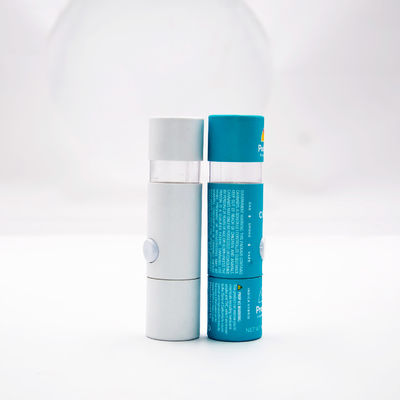Emballage de papier résistant aux enfants Vape personnalisé petit tube de papier rond avec fenêtre transparente