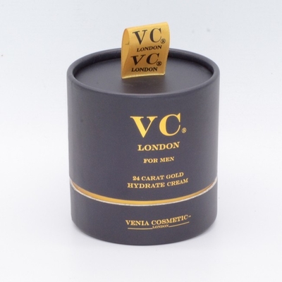 Tube de papier cosmétique CMKY avec ruban pour emballage de parfum crème