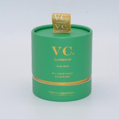 Tube de papier cosmétique CMKY avec ruban pour emballage de parfum crème