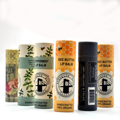 Biodégradable compostable carton d'expédition le diamètre 0.5oz de la taille 24mm de 76mm