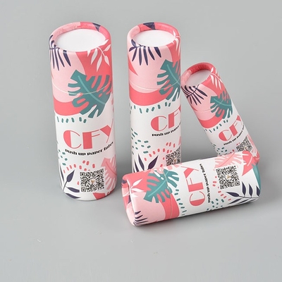 Tubes de carton biodégradables de Plasticfree, boîte-cadeau de tube de carton de 21mm