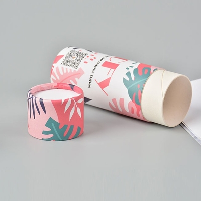 Tubes de carton biodégradables de Plasticfree, boîte-cadeau de tube de carton de 21mm