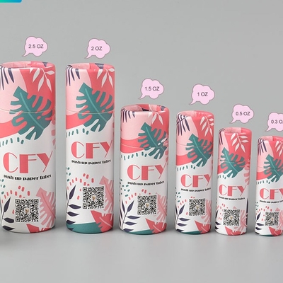Tubes de carton biodégradables de Plasticfree, boîte-cadeau de tube de carton de 21mm
