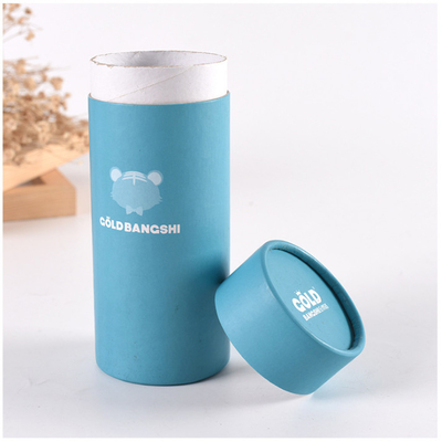 Emballage de papier UV de thé de tube, Copolyester compostable Chai Packaging Box