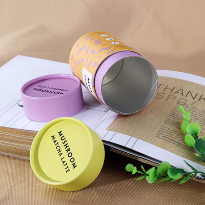 Boîtes composées de papier d'emballage de tube de papier de nourriture hermétique pour le thé de poudre de protéine de café