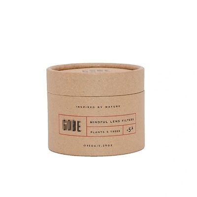 Boîte faite sur commande ronde à thé empaquetant Matt Laminated Debossed UVcoated