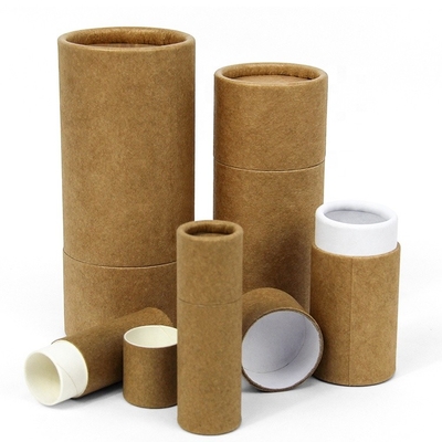 Boîte faite sur commande ronde à thé empaquetant Matt Laminated Debossed UVcoated