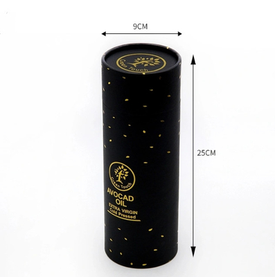 Stratification brillante de boîte-cadeau de vin de cylindre rayant le papier d'aluminium