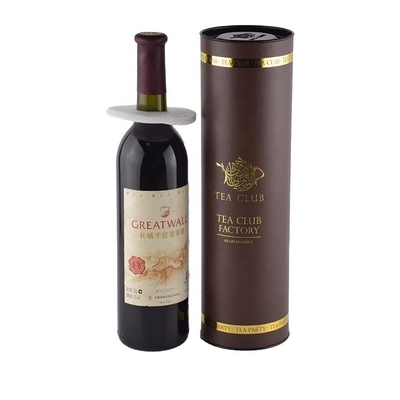 Tube Hotstamping de vin de carton de boisson alcoolisée pour l'emballage de bouteille en verre