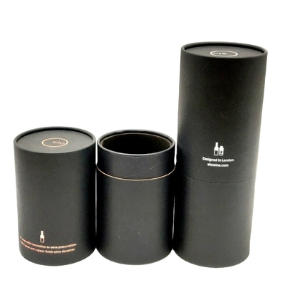 Le tube de vin de carton de CMYK rayant l'oreiller de velours de papier d'aluminium s'est inséré