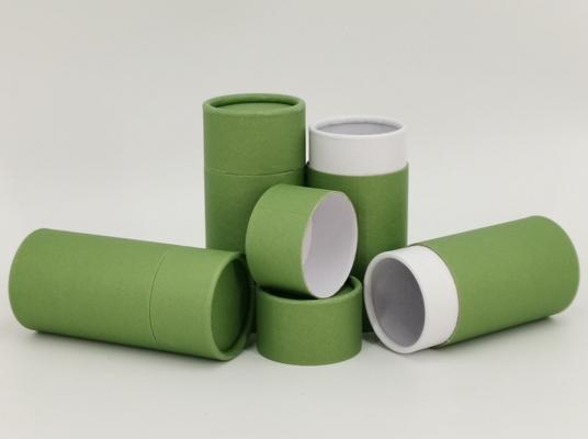 Tube de papier cosmétique de logo fait sur commande biodégradable d'emballage d'huile essentielle