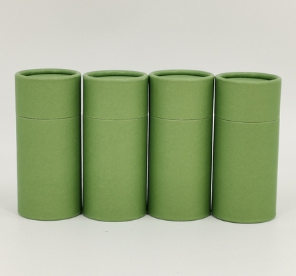Tube de papier cosmétique de logo fait sur commande biodégradable d'emballage d'huile essentielle