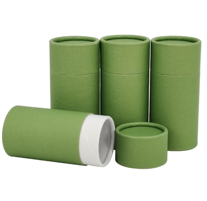 Tube de papier cosmétique de logo fait sur commande biodégradable d'emballage d'huile essentielle