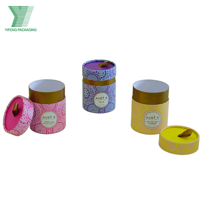 Emballage alimentaire de papier de tube de chocolat, conteneurs d'emballage alimentaire de CMYK recyclables