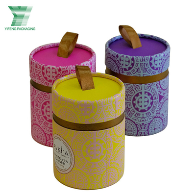 Emballage alimentaire de papier de tube de chocolat, conteneurs d'emballage alimentaire de CMYK recyclables