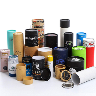 Emballage alimentaire de tube de papier satiné, tubes de carton de catégorie comestible d'ODM
