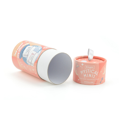 ODM rond de tube de shampooing cosmétique d'emballage de tube de papier de carton de CMYK disponible