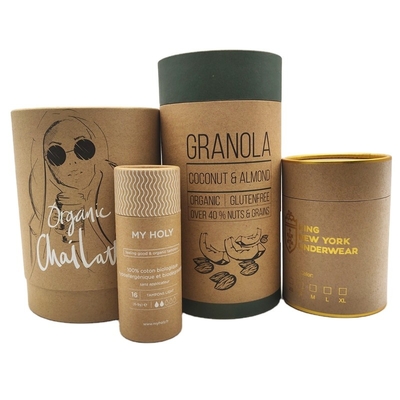 Emballage de tube de papier de Multiusage pour la nourriture EVA Inserted Recyclable Oilproof