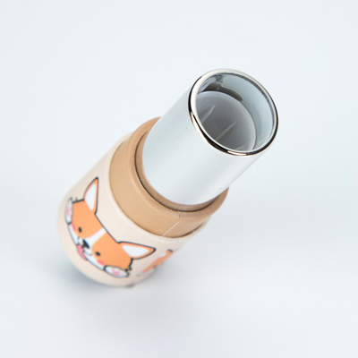 Tube de papier cosmétique d'Offest empaquetant le matériel de plissement de Multifeature